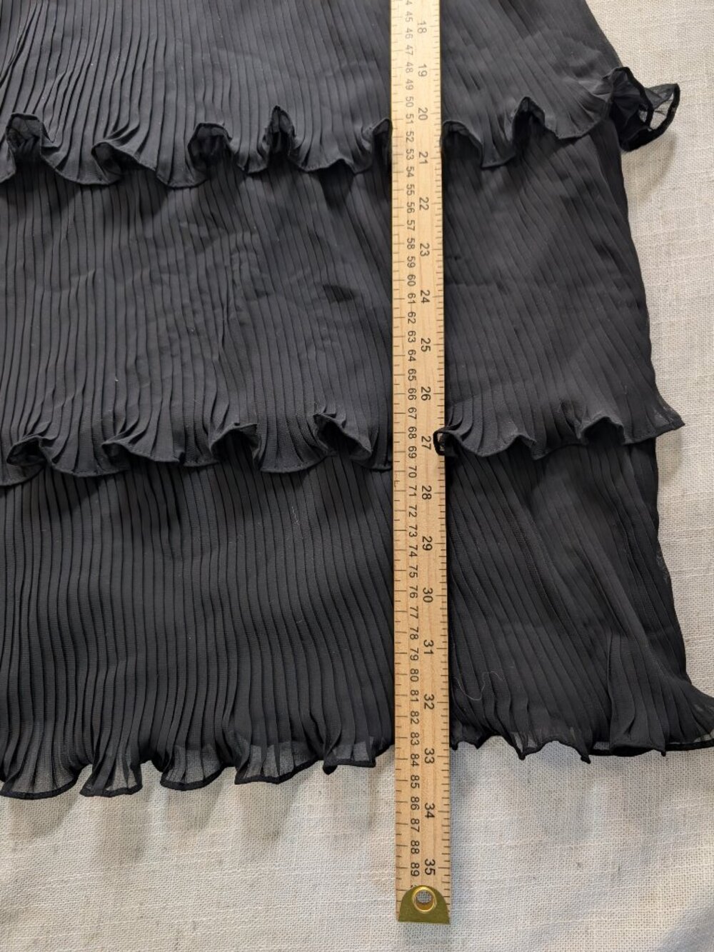 Max & Cleo Cocktail Black Lace Fit & Flare Dress Size 4 - Picture 8 of 8
